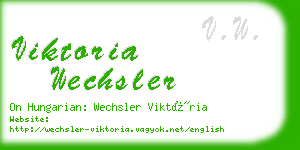 viktoria wechsler business card